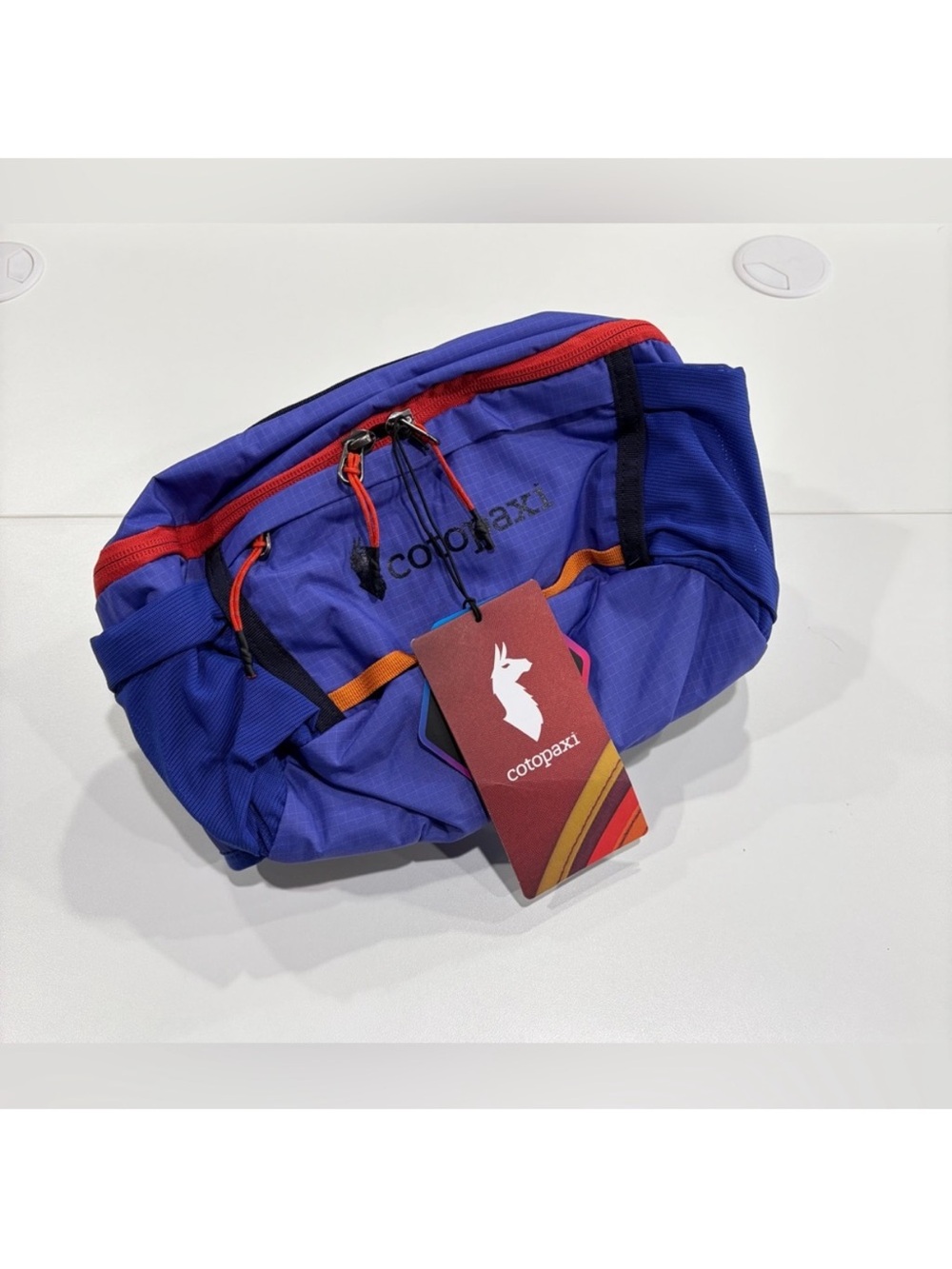 Cotopaxi Lagos 5L Hiking Hydration Hip Pack Purple Blue NWT Ventilated